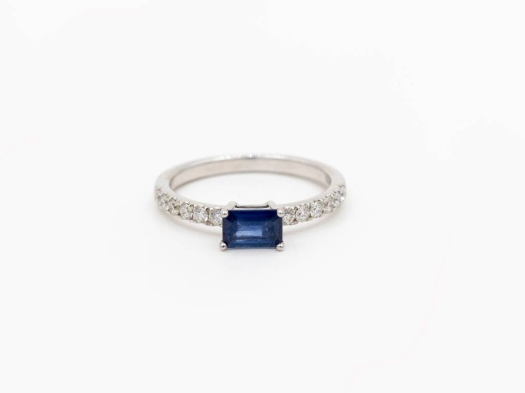 Sapphire Baguette Ring