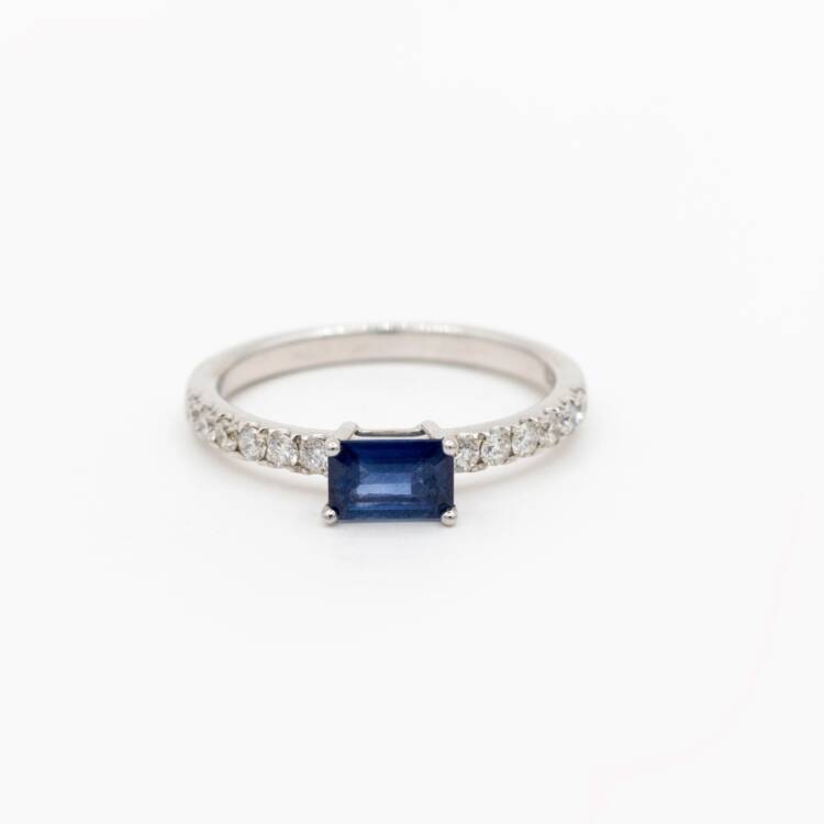 Sapphire Baguette Ring