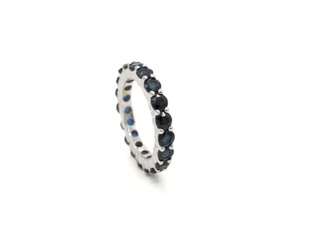 Infinity Sapphire Ring