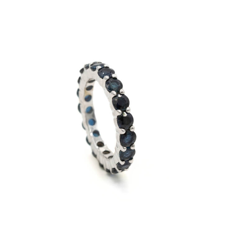 Infinity Sapphire Ring