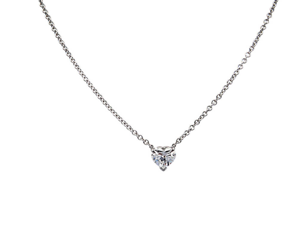 Heart Shape Solitaire Pendant