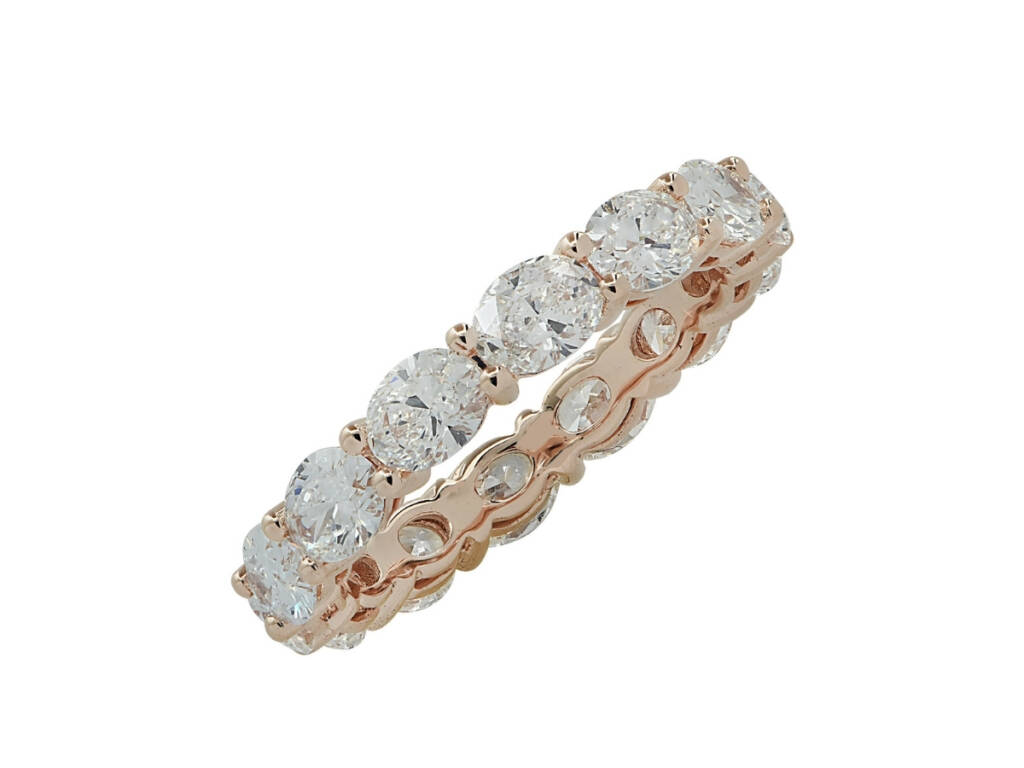 East West Diamond Eternity Band