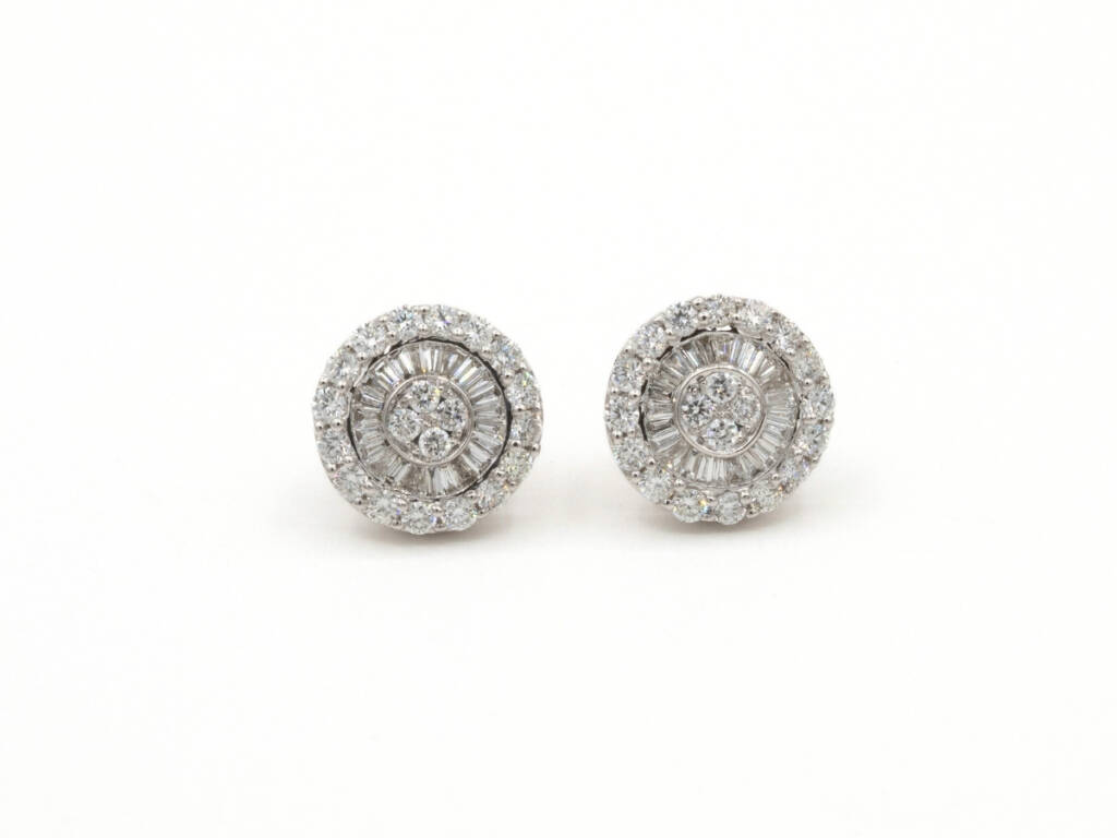 Diamond Twirl Earring