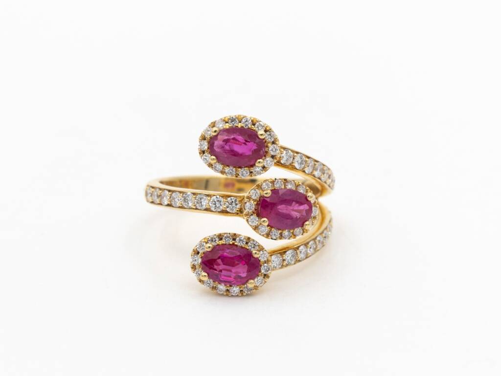 3 Ruby Ring