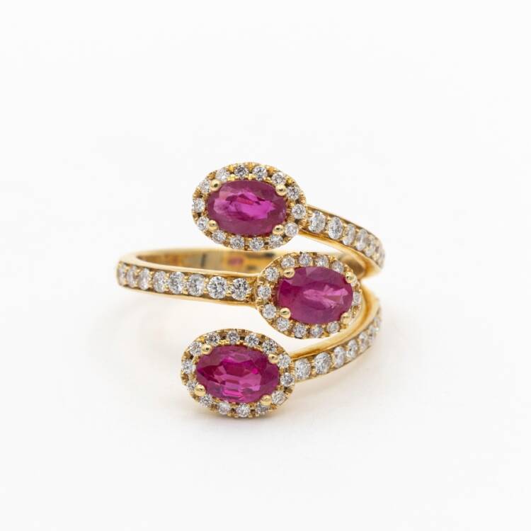 3 Ruby Ring